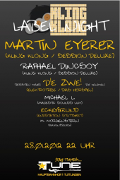 Tickets für Hörstimulanz presents Martin Eyerer @ Tune Club Tuttlingen am 28.01.2012 kaufen - Online Kartenvorverkauf